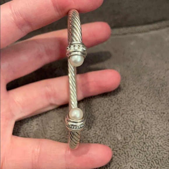 DAVID YURMAN Bracelet with Pearls and Diamonds - Picture 3 of 3